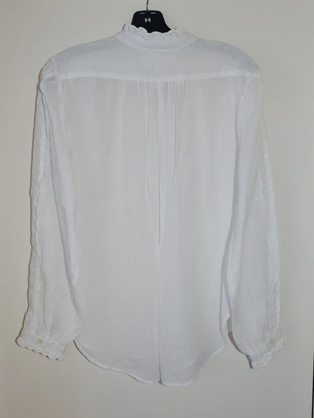 Trovata Solene Lace Trim Blouse